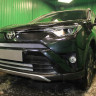 Защита радиатора "Standart" Toyota RAV4 (2015-2019) низ, хром купить недорого с доставкой в Волжск