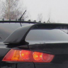 Накладка (юбка) заднего бампера "EVO" var №1 для Mitsubishi Lancer X (2007-2016) купить недорого с доставкой в Волжск
