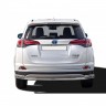 Защита заднего бампера «Труба с уголками» (d51/40) для Toyota RAV4 рестайлинг, (2015-н.в.)(Окрашенное) купить недорого с доставкой в Волжск