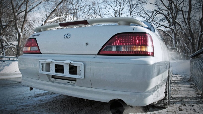 Накладка на задний бампер (сток) Toyota Cresta (100) купить недорого с доставкой в Волжск