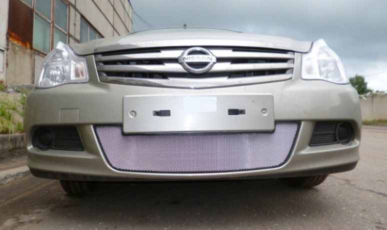 Защита радиатора "Standart" Nissan Almera хром купить недорого с доставкой в Волжск
