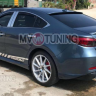 Диффузор заднего бампера var №4 (с килями) для Mazda 6 (2013 - н.в.) купить недорого с доставкой в Волжск
