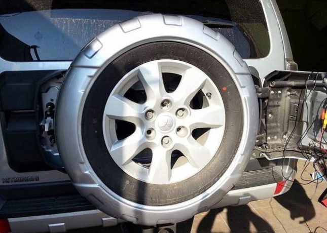 Бокс запасного колеса не окрашенный и прошитый для Mitsubishi Pajero IV (2006-2014) купить недорого с доставкой в Волжск