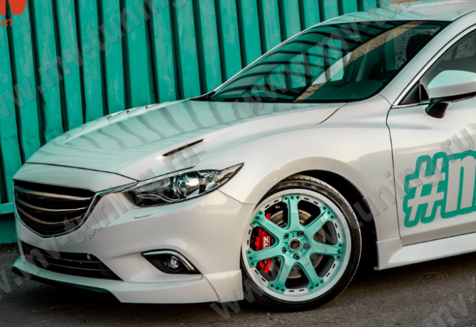 Капот "SkyActivSport" var №1 (с глухими жабрами) для Mazda 6 (2013-н.в.) купить недорого с доставкой в Волжск
