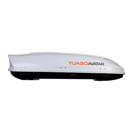 Автобокс YUAGO Avatar (тиснение) (EuroLock) двусторонний, белый, 460л купить недорого с доставкой в Волжск