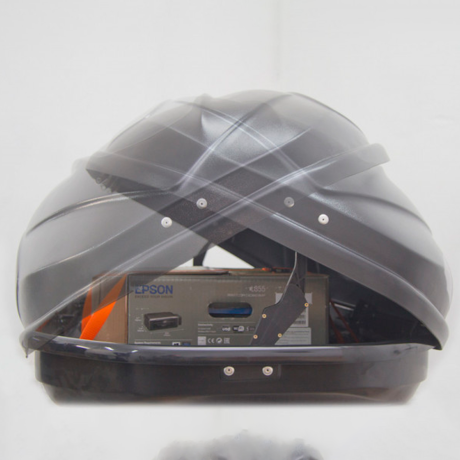 Автобокс YUAGO Avatar (тиснение) (EuroLock) двусторонний, белый, 460л купить недорого с доставкой в Волжск