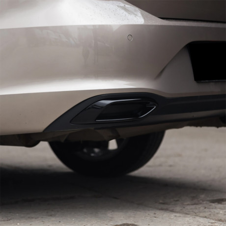 Имитация выхлопа SPACE GRAY (серый глянец) для Volkswagen Polo Liftback (2020-2023) купить недорого с доставкой в Волжск