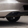 Имитация выхлопа SPACE GRAY (серый глянец) для Volkswagen Polo Liftback (2020-2023) купить недорого с доставкой в Волжск