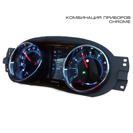 Комбинация приборов GF 890 PH2 (хром) для L@DA L@ЯGUS FL, Nissan Terrano III, Renault Dokker, Duster II, Logan II,Sandero II купить недорого с доставкой в Волжск