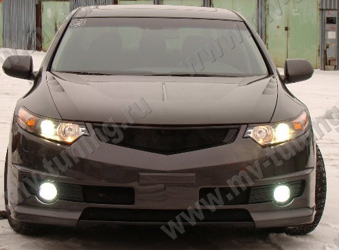 Капот пластиковый "Agressive Sport" var №2 для Honda Accord VIII (2008-2013) купить недорого с доставкой в Волжск