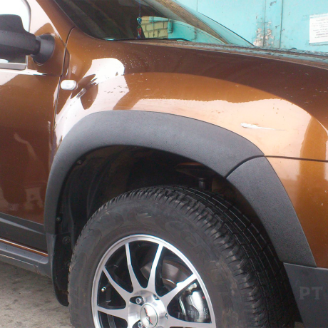 Накладки на крылья (8 шт) (ABS) RENAULT Duster (2016-2020 г.в.) купить недорого с доставкой в Волжск