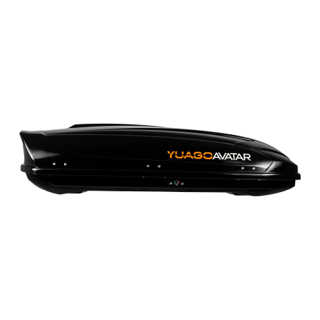 Автобокс YUAGO Avatar (тиснение) (EuroLock), черный, 460л купить недорого с доставкой в Волжск