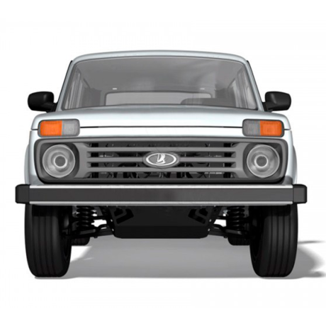 защита двигателя и осей нижних рычагов f-design для L@DA 4x4, urban, стальная 3мм, (не окрашенная) купить недорого с доставкой в Волжск