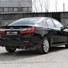 Диффузор заднего бампера var №2 (текстурный пластик) для Toyota Camry XV50 (2012-2014) купить недорого с доставкой в Волжск