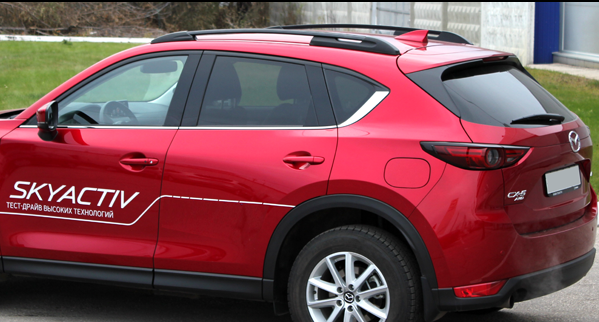 Рейлинги Mazda CX-5 (2016-н.в.) Чёрный купить недорого с доставкой в Волжск