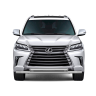 Защита переднего бампера двойная d63/63мм (НПС) LEXUS 450D (2015-н.в.) купить недорого с доставкой в Волжск