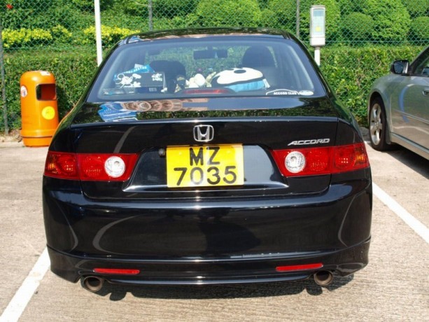 Накладка на задний бампер "Euro-R" Honda Accord/Torneo (Кузова CL7, CL8, CL9) купить недорого с доставкой в Волжск